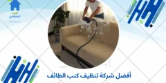 أفضل شركة تنظيف كنب الطائف