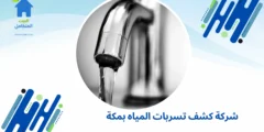 شركة كشف تسربات المياه بمكة