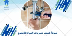 شركة كشف تسربات المياه بالجموم